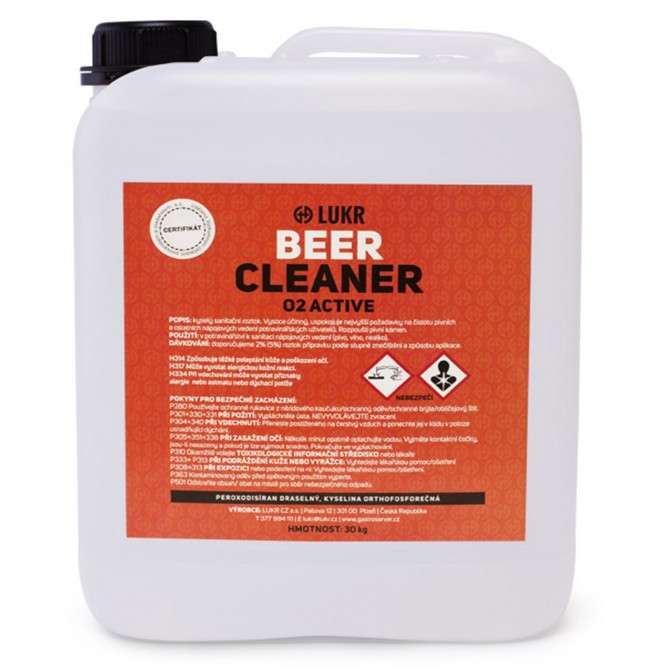 Beercleaner O2 Active 5 kg sanitační kapalina